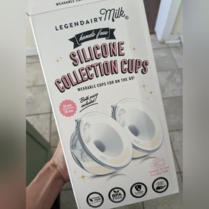 Legendairy Hands Free Milk Silicone collection cups for breast pump